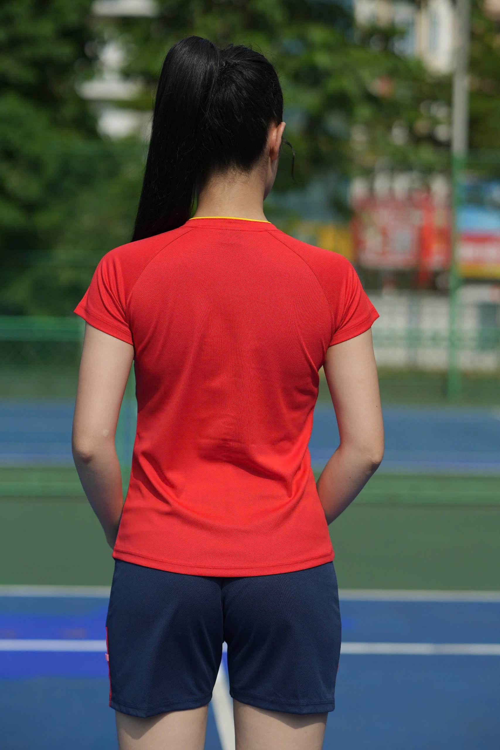 Áo bóng chuyền Nữ Hiwing H13 màu Đỏ